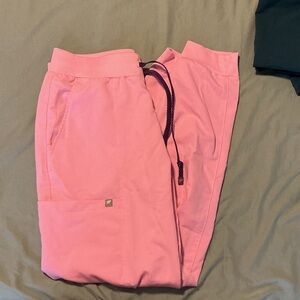 Fabletics Pink scrub Joggers